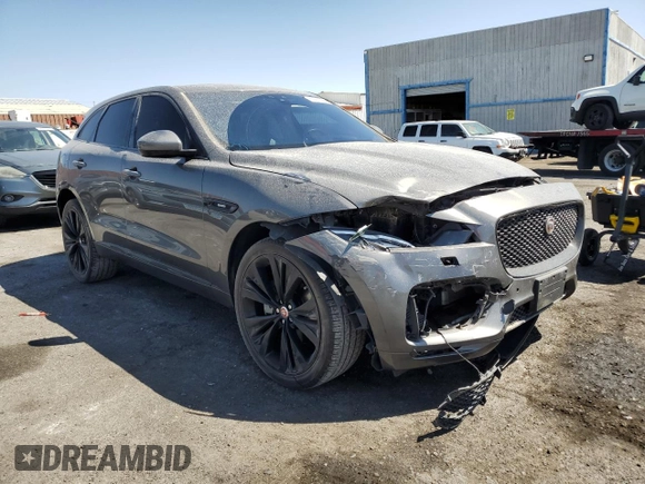 2017 Jaguar F-Pace 35t R-Sport with VIN SADCL2BV2HA058923, listed as a Copart auction lot 52214245 with 115,720 mi miles and Salvage title. Bid and sale history available at DreamBid. Image 4.