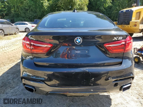 2018 BMW X6 xDrive35i with VIN 5UXKU2C53J0Z61708, listed as a Copart auction lot 68204043 with 41,396 mi miles. Bid and sale history available at carsss.com. Image 6.