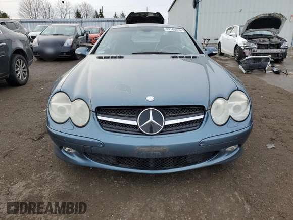 2003 Mercedes-Benz SL 500 with VIN WDBSK75F93F008171, listed as a Copart auction lot 83149314 with 152,312 mi miles and Clean title. Bid and sale history available at DreamBid. Image 5.