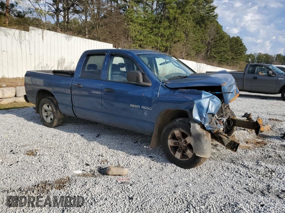 2004 Dodge 1500 SLT with VIN 1D7HA18N34S669160, listed as a Copart auction lot 44943075 with Not Provided miles and Salvage Title. Bid and sale history available at DreamBid. Image 4.