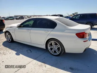 2015 BMW 5 Series 535i with VIN WBA5B1C52FG128542, listed as a Copart auction lot 50084585 with 110,341 mi miles and Salvage Title. Bid and sale history available at carsss.com. Image 2.