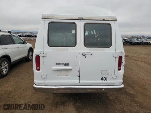 1991 Ford Econoline Cargo with VIN 1FDHS34H8MHB30853, listed as a Copart auction lot 51464515 with 68,455 mi miles and Clean Title. Bid and sale history available at DreamBid. Image 6.