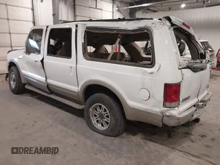 2000 Ford Excursion Limited с VIN 1FMSU43F5YED20090, выставлен на аукционе IAAI как лот 41152653 с пробегом Не указан миль и . История ставок и продаж доступна на DreamBid. Изображение 3.