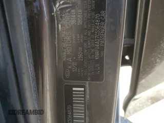 2012 Kia Forte EX with VIN KNAFU4A27C5564870, listed as a Copart auction lot 67554634 with 134,155 mi miles and Salvage Title. Bid and sale history available at carsss.com. Image 14.