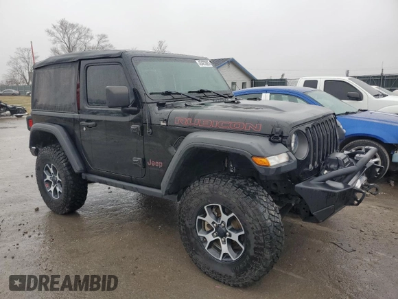 2020 Jeep Wrangler Rubicon with VIN 1C4HJXCG9LW142723, listed as a Copart auction lot 43423865 with 48,711 mi miles and Salvage title. Bid and sale history available at DreamBid. Image 4.