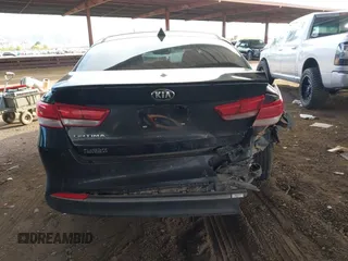 2018 Kia Optima LX with VIN 5XXGT4L39JG251635, listed as a IAAI auction lot 41933408 with 135,718 mi miles. Bid and sale history available at carsss.com. Image 16.