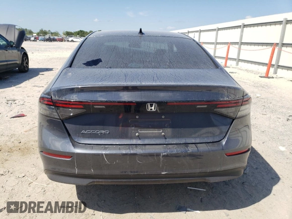 2023 Honda Accord LX with VIN 1HGCY1F27PA014990, listed as a Copart auction lot 53716205 with 24,211 mi miles and Non Repairable. Bid and sale history available at DreamBid. Image 6.