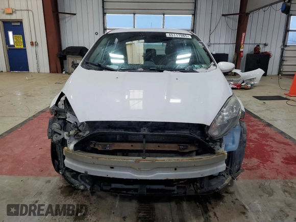 2017 Ford Fiesta SE with VIN 3FADP4EJ4HM163531, listed as a Copart auction lot 45117985 with 87,412 mi miles and Salvage Title. Bid and sale history available at carsss.com. Image 5.
