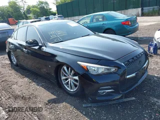2015 Infiniti Q50 Premium with VIN JN1BV7AR1FM404154, listed as a IAAI auction lot 42447548 with 149,641 mi miles and . Bid and sale history available at DreamBid. Image 1.
