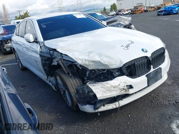 2020 BMW 5 Series 530i with VIN WBAJR3C08LWW69297, listed as a IAAI auction lot 41755008 with 64,049 mi miles and . Bid and sale history available at DreamBid. Image 1.
