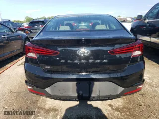 2019 Hyundai Elantra SE with VIN 5NPD74LF2KH489124, listed as a Copart auction lot 60261664 with 104,666 mi miles and Salvage Title. Bid and sale history available at carsss.com. Image 6.