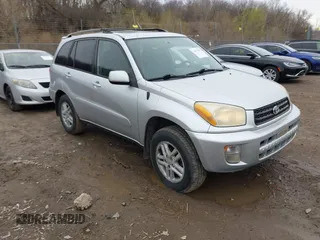 2003 Toyota RAV4 with VIN JTEGH20V930117154, listed as a IAAI auction lot 41967497 with 215,312 mi miles. Bid and sale history available at carsss.com. Image 1.