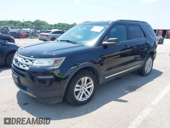 2018 Ford Explorer XLT with VIN 1FM5K8DH7JGC60950, listed as a IAAI auction lot 42335835 with 97,801 mi miles and . Bid and sale history available at DreamBid. Image 2.