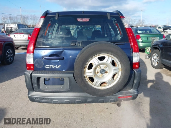 2006 Honda CR-V LX with VIN JHLRD785X6C013465, listed as a IAAI auction lot 41843337 with 237,622 mi miles and . Bid and sale history available at carsss.com. Image 16.