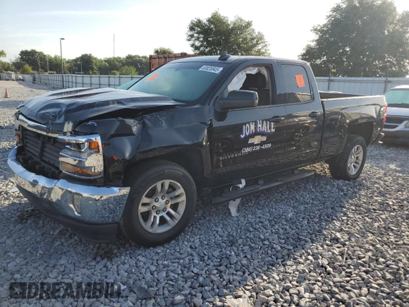 2017 Chevrolet Silverado 1500 LT with VIN 1GCRCREC1HZ247072, listed as a Copart auction lot 53826945 with 266,164 mi miles and Salvage Title. Bid and sale history available at DreamBid. Image 1.