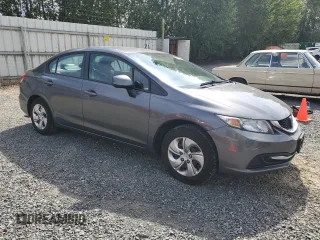 2013 Honda Civic LX z VIN 19XFB2F52DE232289, wystawiony jako Copart lot #60926785 z przebiegiem 134 266 mil mil oraz Szkoda całkowita • Salvage title. Historia ofert i sprzedaży dostępna na DreamBid. Obrazek 4.