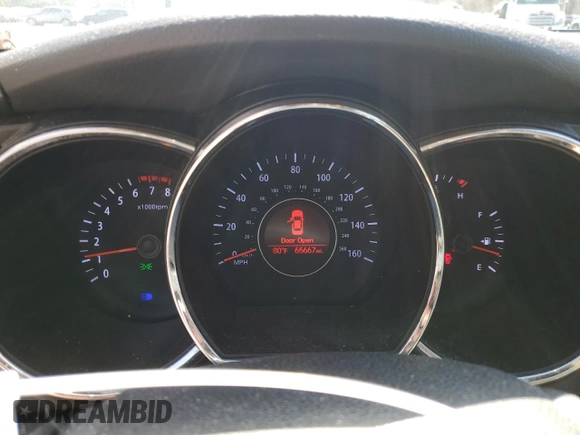 2013 Kia Optima EX with VIN 5XXGN4A77DG155930, listed as a Copart auction lot 50837225 with 65,667 mi miles and Salvage Title. Bid and sale history available at carsss.com. Image 9.