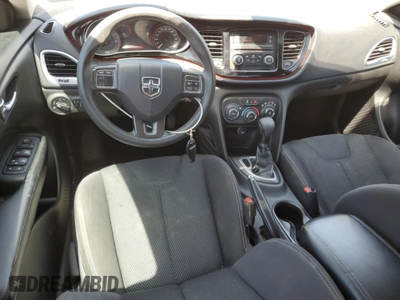 2016 Dodge Dart SXT with VIN 1C3CDFBBXGD538179, listed as a Copart auction lot 52308915 with 124,190 mi miles and Salvage Title. Bid and sale history available at carsss.com. Image 8.