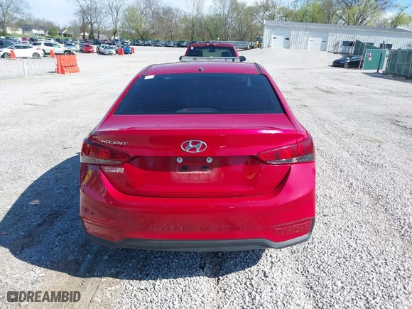 2021 Hyundai Accent SE with VIN 3KPC24A69ME140546, listed as a IAAI auction lot 41874525 with 57,569 mi miles. Bid and sale history available at carsss.com. Image 16.