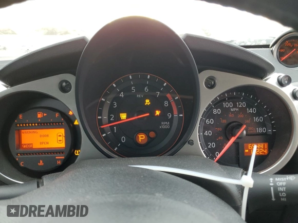 2014 Nissan 370Z Touring with VIN JN1AZ4FHXEM621358, listed as a Copart auction lot 84832164 with 65,441 mi miles and Salvage Title. Bid and sale history available at DreamBid. Image 9.