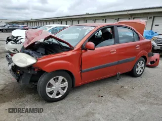 2007 Kia Rio LX with VIN KNADE123376248277, listed as a Copart auction lot 66108224 with 117,618 mi miles and Salvage Title. Bid and sale history available at carsss.com. Image 1.