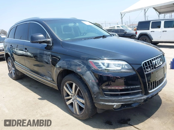 2015 Audi Q7 Premium Plus with VIN WA1LGAFE4FD030339, listed as a IAAI auction lot 42369240 with 86,482 mi miles and . Bid and sale history available at DreamBid. Image 1.