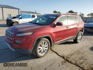 2014 Jeep Cherokee Limited with VIN 1C4PJLDB5EW262027, listed as a Copart auction lot 44715854 with 179,436 mi miles and Salvage Title. Bid and sale history available at carsss.com. Image 1.
