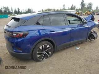 2022 Volkswagen ID.4 Pro S z VIN WVGGNPE26NP036269, wystawiony jako IAAI lot #42279904 z przebiegiem 43 959 mil mil oraz . Historia ofert i sprzedaży dostępna na DreamBid. Obrazek 4.