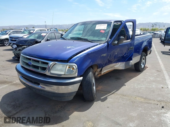 1997 Ford F-150 with VIN 1FTDF1722VKB97679, listed as a IAAI auction lot 41883923 with 211,640 mi miles and . Bid and sale history available at DreamBid. Image 2.