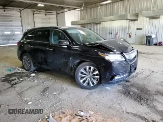 2014 Acura MDX Technology with VIN 5FRYD4H48EB021045, listed as a Copart auction lot 56989335 with 225,400 mi miles and Non repairable. Bid and sale history available at DreamBid. Image 14.