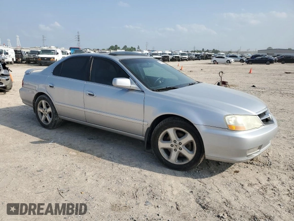 2003 Acura TL Type S with VIN 19UUA56843A011222, listed as a Copart auction lot 49845805 with 205,221 mi miles and Salvage Title. Bid and sale history available at carsss.com. Image 4.