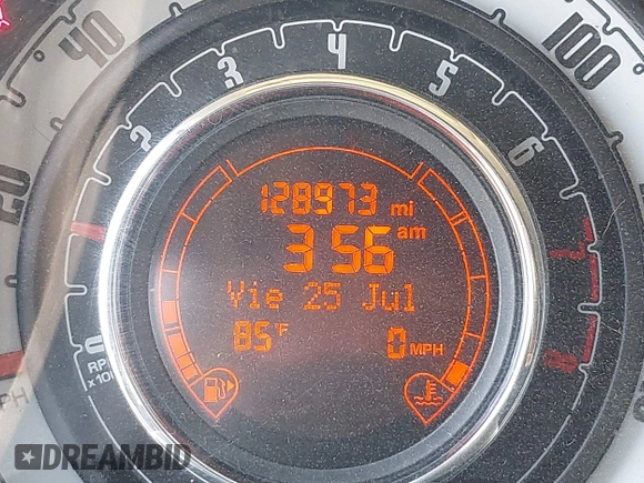 2012 FIAT 500 Pop with VIN 3C3CFFAR5CT303797, listed as a IAAI auction lot 42606833 with 128,973 mi miles and . Bid and sale history available at DreamBid. Image 15.