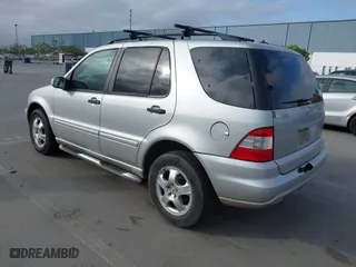 2003 Mercedes-Benz M-Class 3.7L with VIN 4JGAB57EX3A435535, listed as a IAAI auction lot 42099551 with 205,226 mi miles. Bid and sale history available at carsss.com. Image 3.