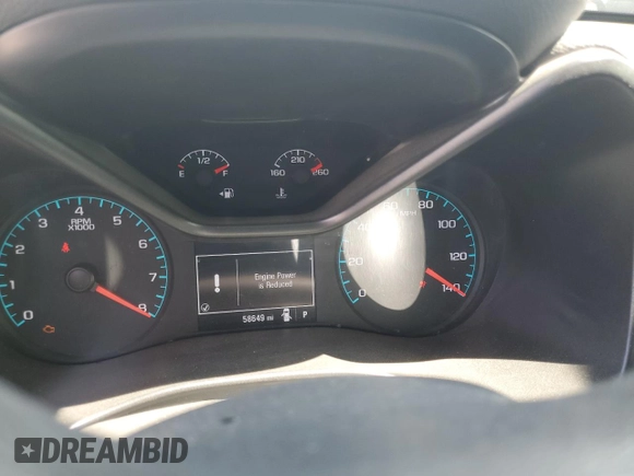 2021 Chevrolet Colorado 2WD Work Truck with VIN 1GCHSBEA6M1180675, listed as a Copart auction lot 59970125 with 58,649 mi miles and Salvage title. Bid and sale history available at DreamBid. Image 9.