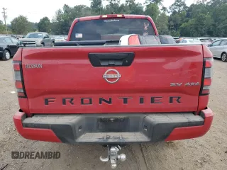 2022 Nissan Frontier SV with VIN 1N6ED1EK0NN652487, listed as a Copart auction lot 68125014 with 57,919 mi miles and Salvage Title. Bid and sale history available at carsss.com. Image 6.