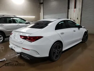 2022 Mercedes-Benz CLA 250 with VIN W1K5J4HB3NN260764, listed as a Copart auction lot 44138594 with 23,774 mi miles and . Bid and sale history available at DreamBid. Image 3.