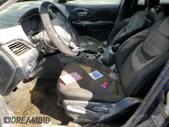 2014 Jeep Cherokee Latitude with VIN 1C4PJMCS2EW141396, listed as a Copart auction lot 45910385 with 0 mi miles and Salvage Title. Bid and sale history available at carsss.com. Image 7.