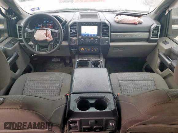 2022 Ford F-250 XL with VIN 1FT7W2BT2NEG33139, listed as a Copart auction lot 61925525 with 53,561 mi miles and Salvage title. Bid and sale history available at DreamBid. Image 8.