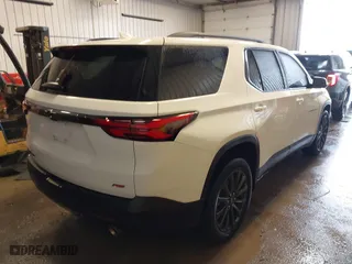 2022 Chevrolet Traverse RS with VIN 1GNEVJKWXNJ184466, listed as a IAAI auction lot 41661065 with 58,513 mi miles. Bid and sale history available at carsss.com. Image 4.