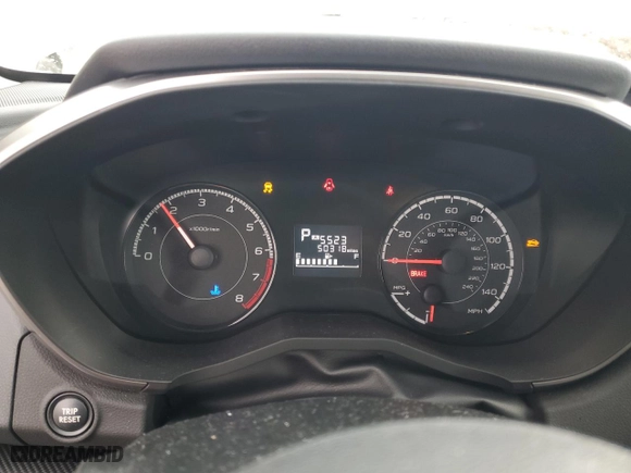 2019 Subaru Impreza Premium with VIN 4S3GKAC67K3628833, listed as a Copart auction lot 43276695 with 50,318 mi miles and Salvage Title. Bid and sale history available at carsss.com. Image 9.