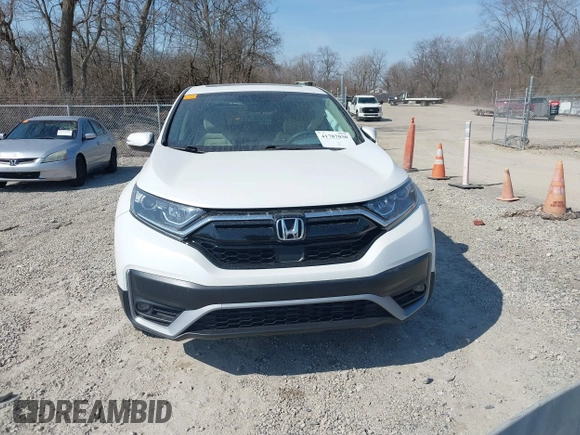 2021 Honda CR-V EX with VIN 5J6RW2H50ML017462, listed as a IAAI auction lot 41787030 with 57,858 mi miles. Bid and sale history available at carsss.com. Image 12.