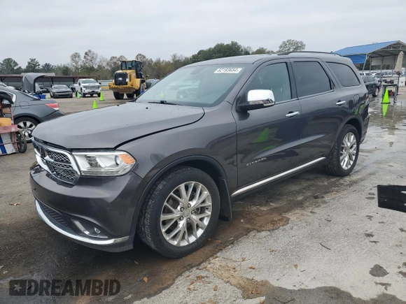 2014 Dodge Durango Citadel with VIN 1C4RDHEG5EC317830, listed as a Copart auction lot 83944054 with 213,837 mi miles and Salvage title. Bid and sale history available at DreamBid. Image 1.