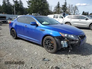 2013 Kia Optima SX with VIN 5XXGR4A65DG153959, listed as a Copart auction lot 52216175 with 112,332 mi miles and Salvage Title. Bid and sale history available at carsss.com. Image 4.
