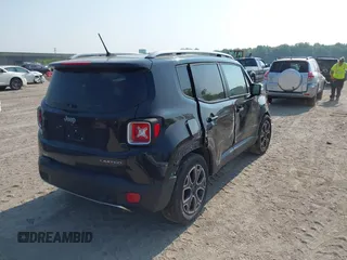 2015 Jeep Renegade Limited with VIN ZACCJADT2FPC18917, listed as a IAAI auction lot 42403240 with 161,312 mi miles and . Bid and sale history available at DreamBid. Image 4.