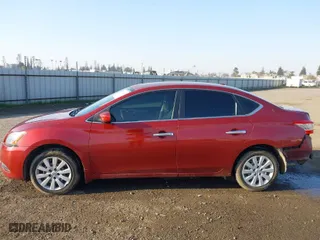 2015 Nissan Sentra S with VIN 3N1AB7AP0FY352161, listed as a IAAI auction lot 41459941 with 109,820 mi miles. Bid and sale history available at carsss.com. Image 14.