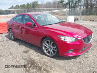 2017 Mazda Mazda6 Touring with VIN JM1GL1V56H1146909, listed as a IAAI auction lot 41709510 with 110,341 mi miles. Bid and sale history available at carsss.com. Image 1.