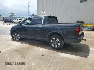 2018 Honda Ridgeline RTL-E with VIN 5FPYK3F78JB017738, listed as a Copart auction lot 62852835 with 95,778 mi miles and Salvage title. Bid and sale history available at DreamBid. Image 2.