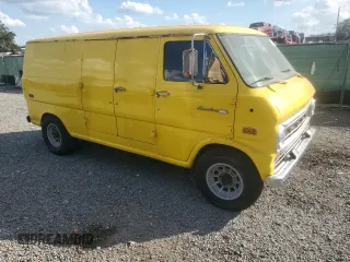1974 Ford Econoline Cargo with VIN E24GHV40348, listed as a Copart auction lot 78086984 with 97,011 mi miles and Non Repairable. Bid and sale history available at DreamBid. Image 4.