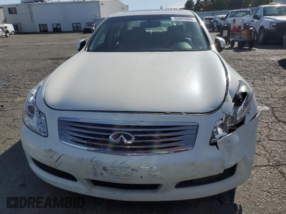 2008 Infiniti G35 Journey with VIN JNKBV61E28M228124, listed as a Copart auction lot 52823565 with 88,684 mi miles and Salvage Title. Bid and sale history available at DreamBid. Image 5.