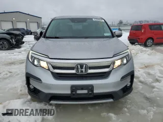 2022 Honda Pilot EX-L with VIN 5FNYF6H55NB037784, listed as a Copart auction lot 45500035 with 34,753 mi miles and Salvage Title. Bid and sale history available at carsss.com. Image 5.